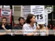 El PTS otras fuerzas de izquierda escracharon la Cancillería argentina