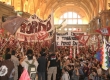 Acto del sindicalismo de base y la izquierda en la estación Constitución en homenaje a Mariano Ferreyra