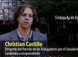 Saludo de Christian Castillo a las acampadas en el Estado español