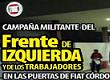 Campaña militante: En las puertas de FIAT Córdoba